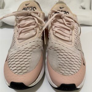 Nike Women's Air 270 Pale Pink and Black Athletic Sneakers